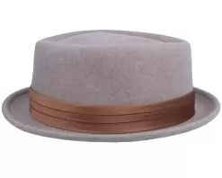 Hatstore Exclusive X Kaliffa Stou Heather Naturalt Fedora - Brixton -Fashion Hat Online 888588665350 3