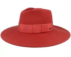 Joanna Felt Hat Phoenix Orange Fedora - Brixton