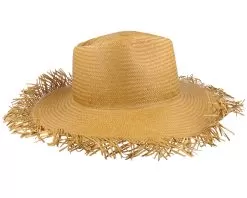 Jo Straw Frayed Fedora Copper Straw Hat - Brixton -Fashion Hat Online 888588681305 3