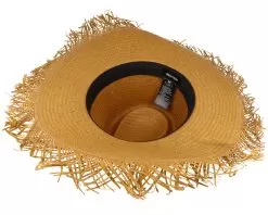 Jo Straw Frayed Fedora Copper Straw Hat - Brixton -Fashion Hat Online 888588681305 4