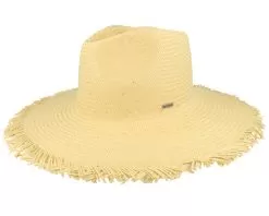 Jo Frayed Fedora Honey Straw Hat - Brixton