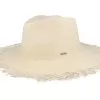 Jo Frayed Honey Fedora Straw Hat - Brixton