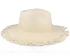 Jo Frayed Honey Fedora Straw Hat - Brixton -Fashion Hat Online 888588681350 3