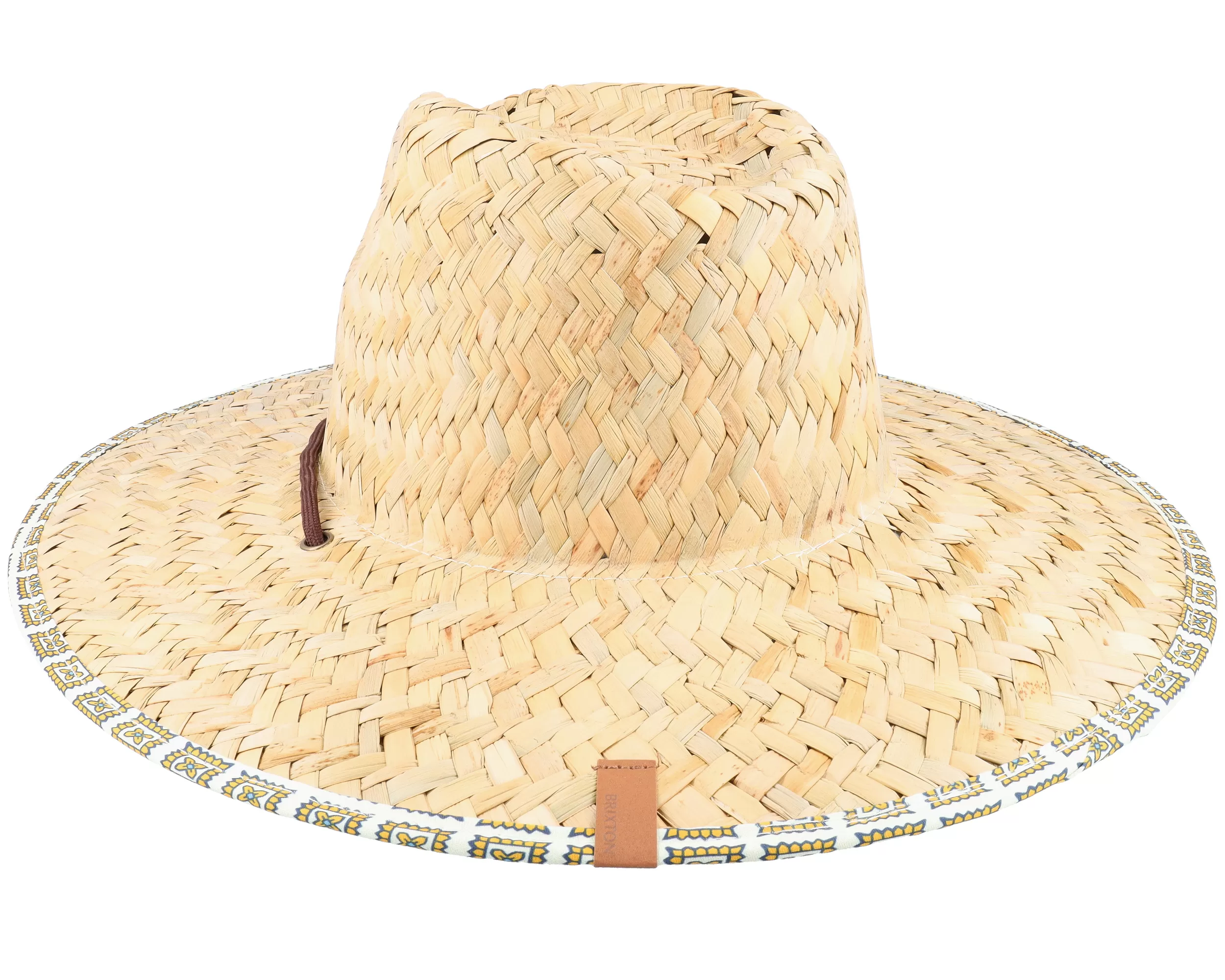 Messer Wide Brim Sun Hat Tan Straw Hat - Brixton 2 Messer Wide Brim Sun Hat Tan Straw Hat - Brixton - Image 2