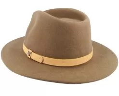 Messer Desert Palm/Natural Fedora - Brixton -Fashion Hat Online 888588731918 2