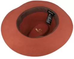 Wesley Burnt Henna Fedora - Brixton 7 Wesley Burnt Henna Fedora - Brixton -Fashion Hat Online 888588762868 4