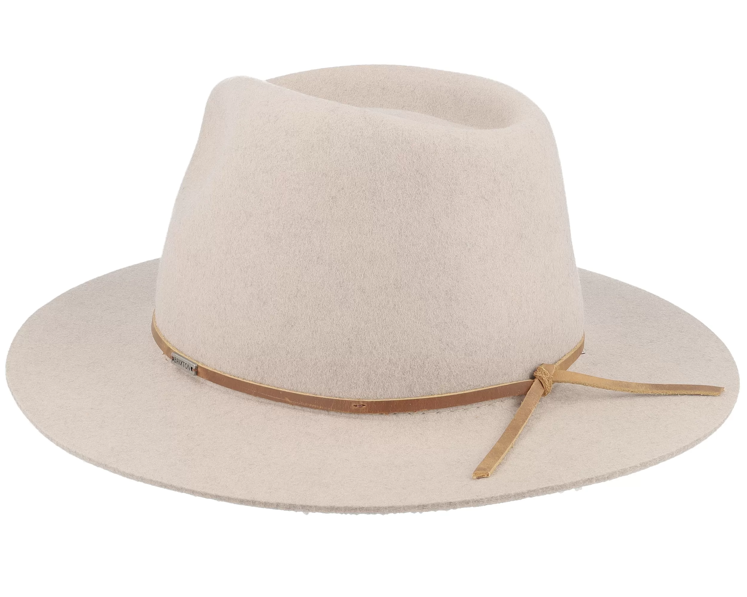 Wesley Heather Stone Fedora - Brixton 2 Wesley Heather Stone Fedora - Brixton - Image 2