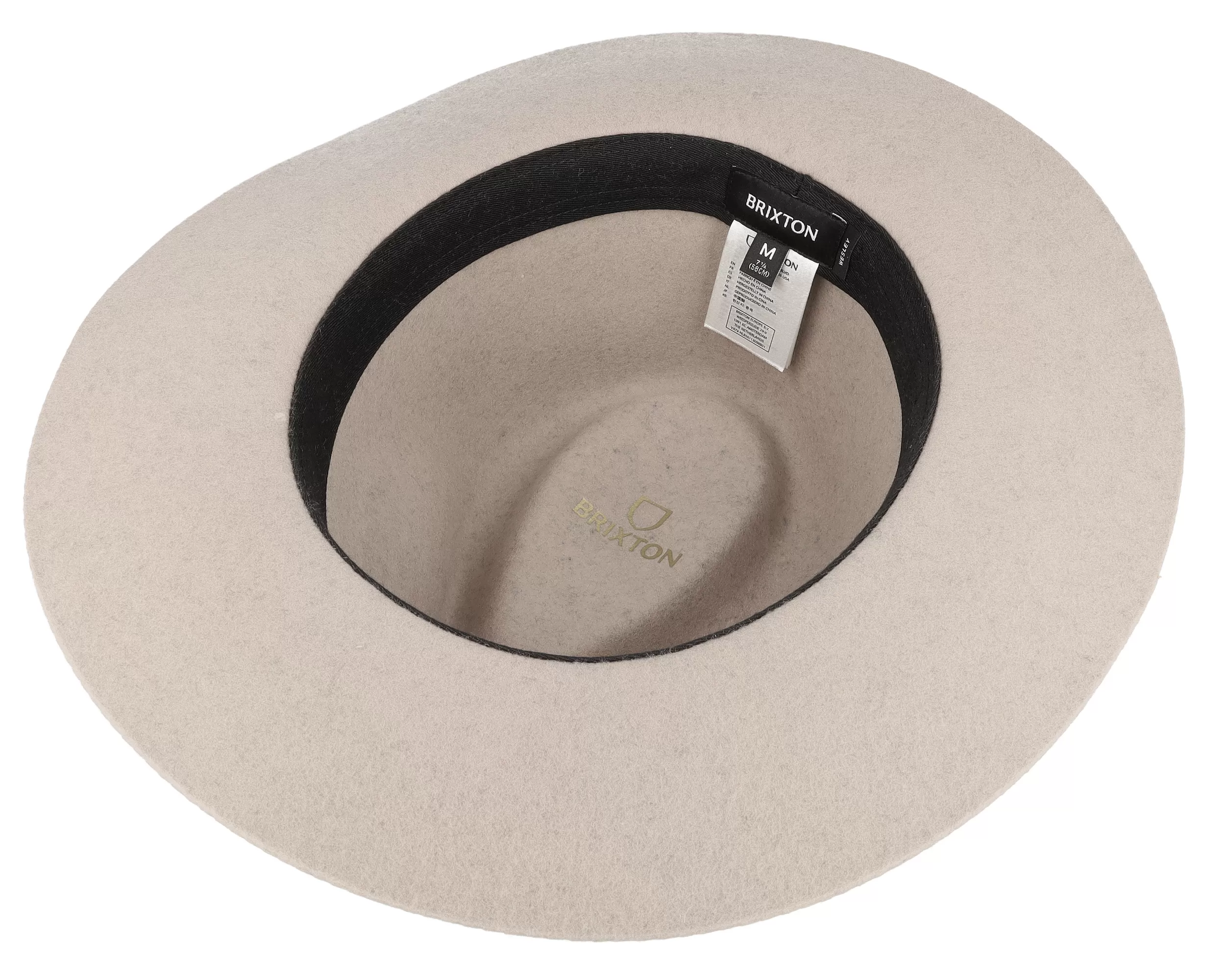 Wesley Heather Stone Fedora - Brixton 4 Wesley Heather Stone Fedora - Brixton - Image 4