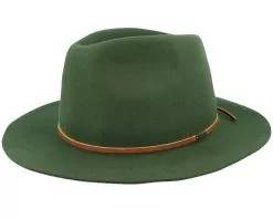 Wesley Packable Moss Fedora - Brixton