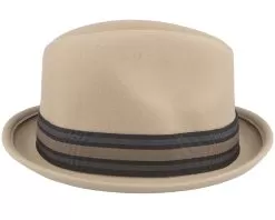 Gain Light Fawn Fedora - Brixton -Fashion Hat Online 888588763414 3