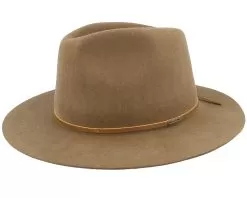 Wesley Dark Earth Fedora - Brixton