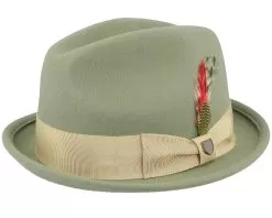 Gain Olive Surplus/Sand Fedora - Brixton