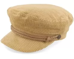 Fiddler Cap Brown Cord Vega Cap - Brixton