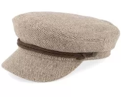 Fiddler Cap Dark Earth/Sand Vega Cap - Brixton