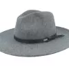 Field Proper Hat Dark Heather Grey Fedora - Brixton