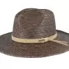 Field Proper Dark Earth/Natural Straw Hat - Brixton