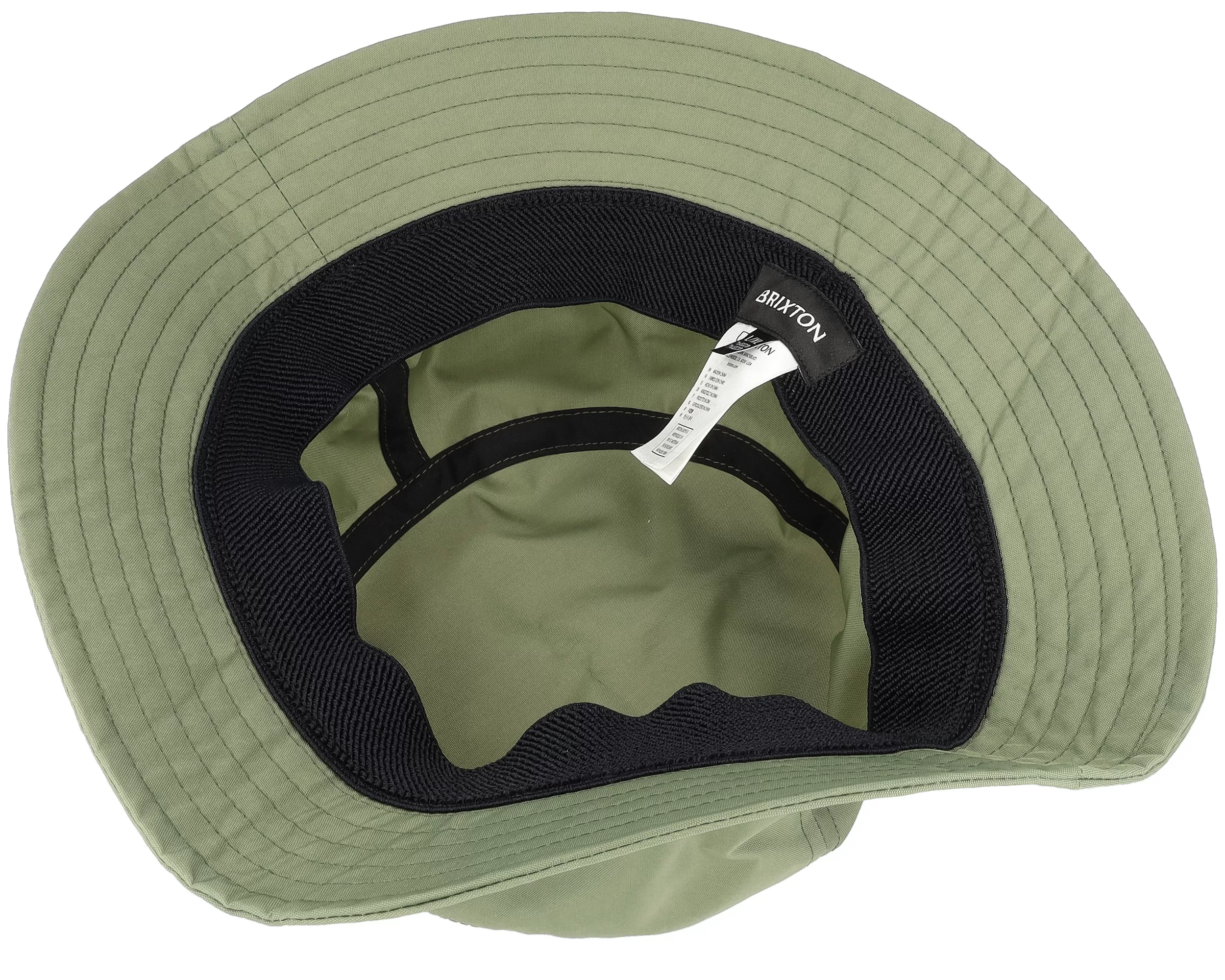 Vintage Nylon Packable Olive Surplus Bucket - Brixton 5 Vintage Nylon Packable Olive Surplus Bucket - Brixton - Image 5