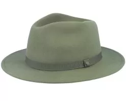 Messer Packable Olive Surplus Fedora - Brixton