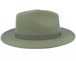 Messer Packable Olive Surplus Fedora - Brixton -Fashion Hat Online 888588825938 3