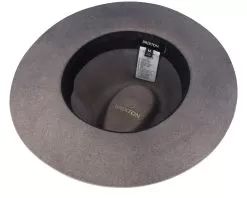 Wesley Grey Worn Wash Fedora - Brixton 7 Wesley Grey Worn Wash Fedora - Brixton -Fashion Hat Online 888588826041 4