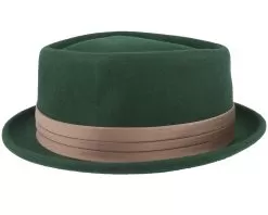 Stout Moss/Bronze Pork Pie - Brixton -Fashion Hat Online 888588826195 3
