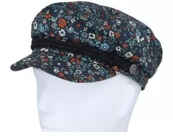 Fiddler Cap Washed Navy Floral Vega Cap - Brixton -Fashion Hat Online 888588826379 5