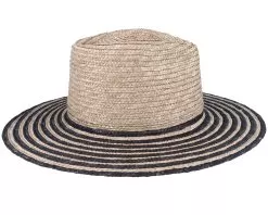 Joanna Festival Smoke Grey/Black Straw Hat - Brixton -Fashion Hat Online 888588827628 3