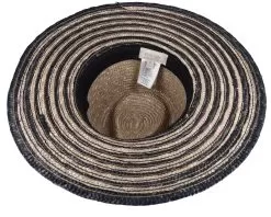 Joanna Festival Smoke Grey/Black Straw Hat - Brixton -Fashion Hat Online 888588827628 4