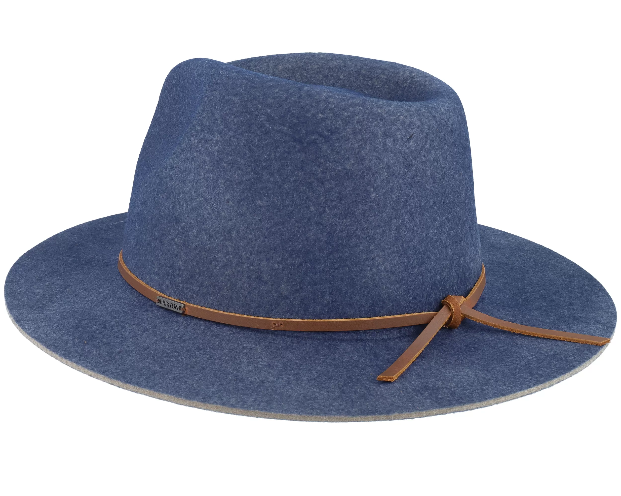 Wesley Ombre Blue Worn Wash Fedora - Brixton 2 Wesley Ombre Blue Worn Wash Fedora - Brixton - Image 2