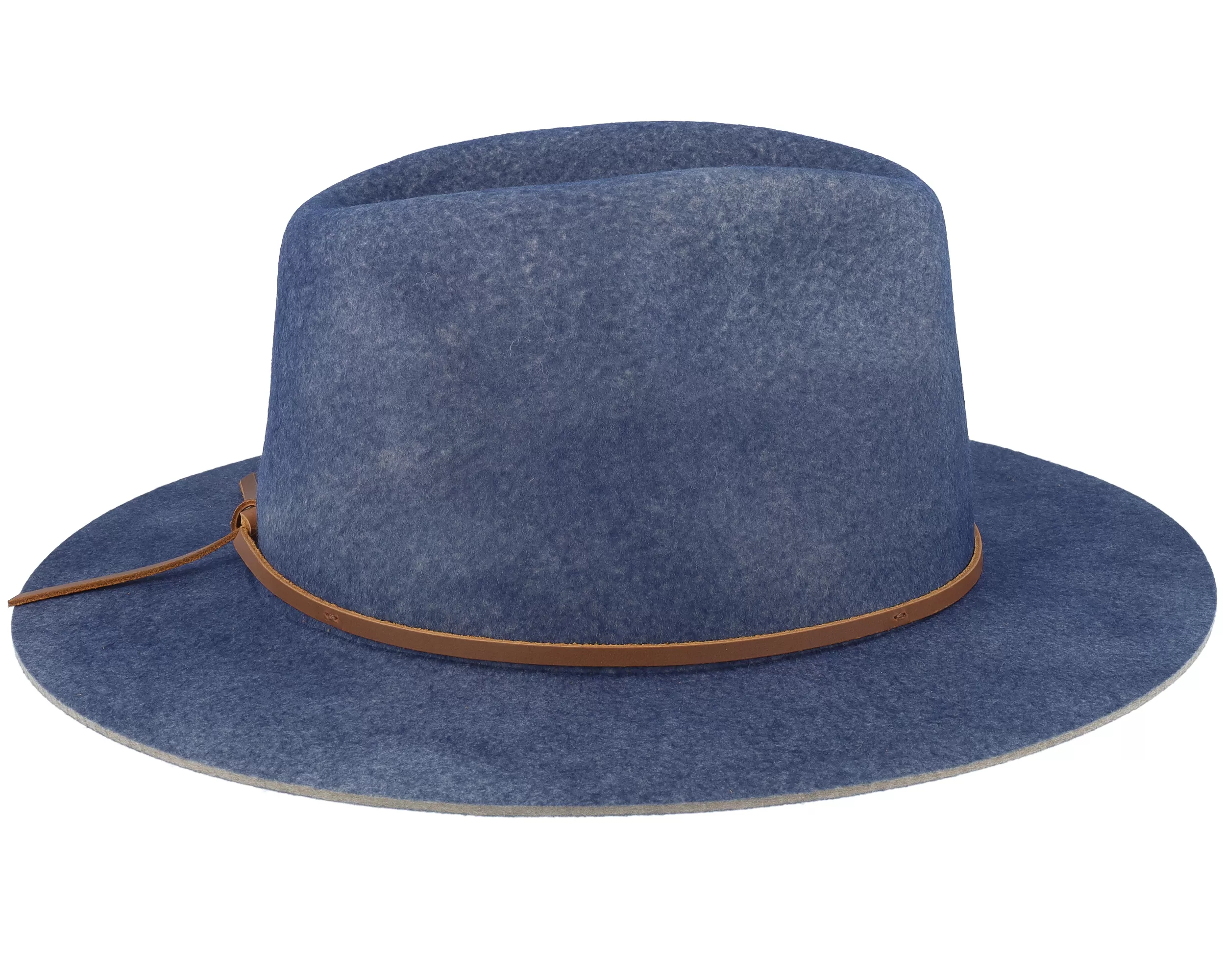Wesley Ombre Blue Worn Wash Fedora - Brixton 3 Wesley Ombre Blue Worn Wash Fedora - Brixton - Image 3