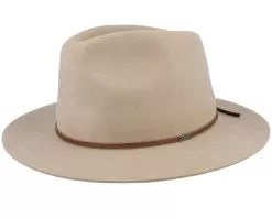 Wesley Sand/Brown Fedora - Brixton