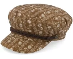 Fiddler Cap Bison/Off White Vega Cap - Brixton