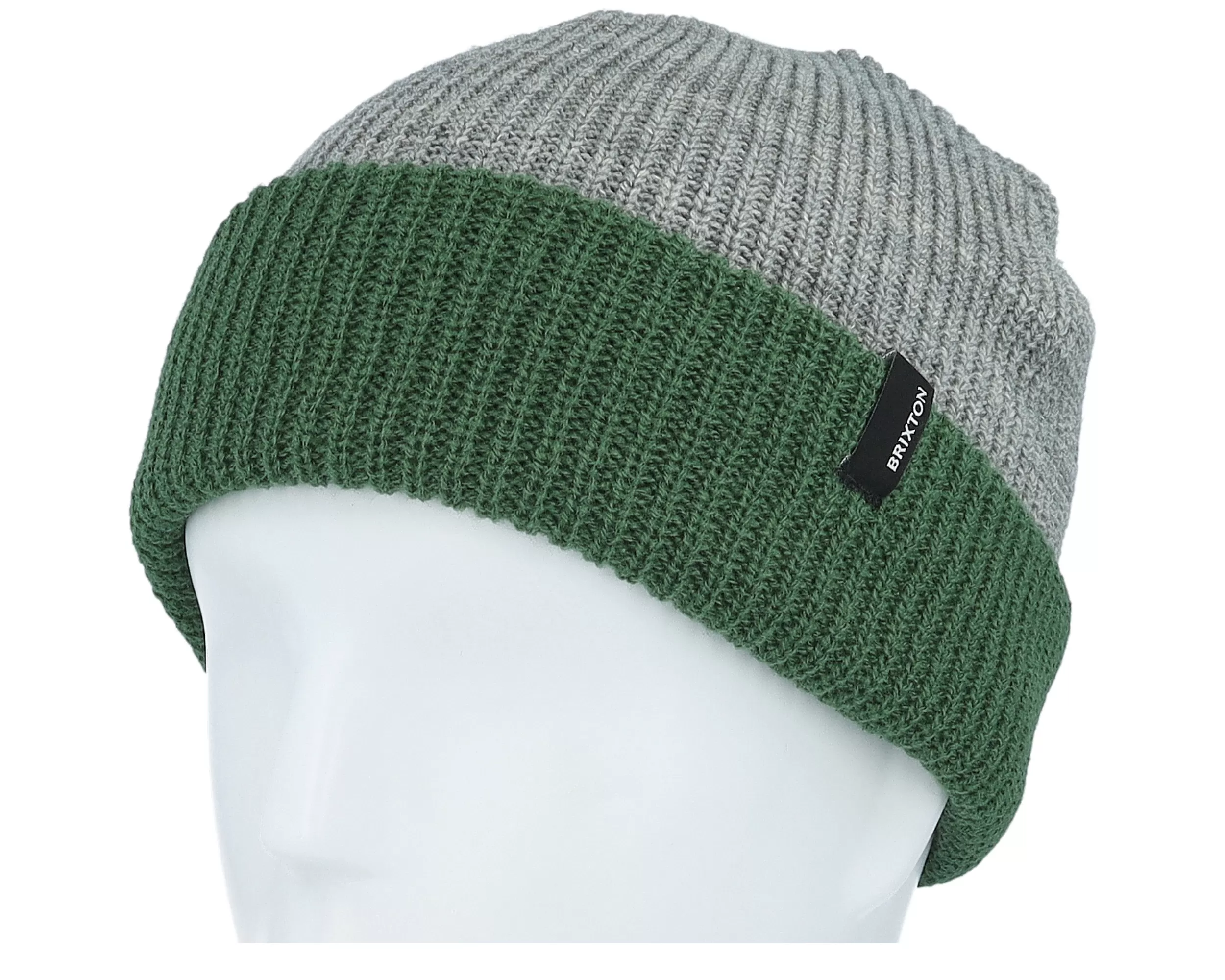 Heist Beanie Grey/Green Cuff - Brixton 3 Heist Beanie Grey/Green Cuff - Brixton - Image 3