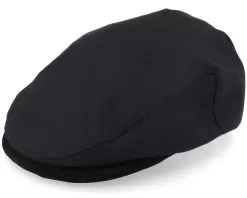 Hooligan Baggy Reserve Snap Black Flat Cap - Brixton