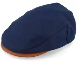 Hooligan Baggy Reserve Snap Blue Flat Cap - Brixton