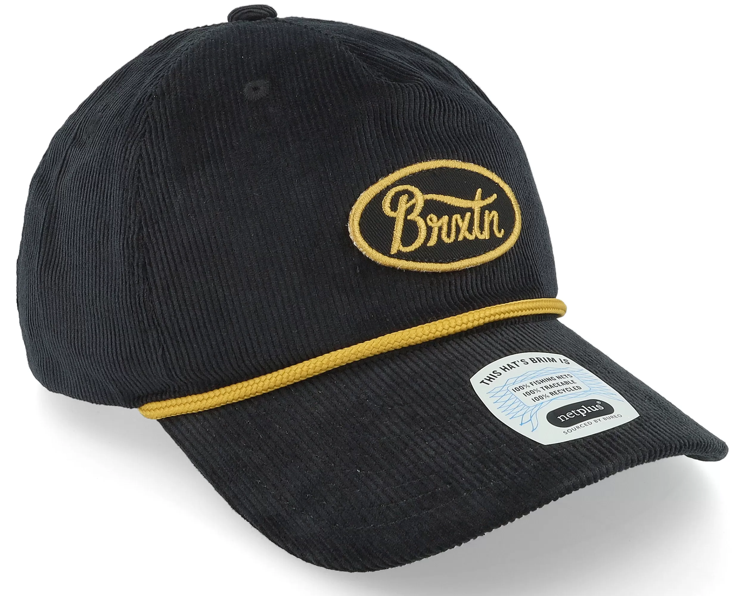 Parsons Netplus Black Dad Cap - Brixton 2 Parsons Netplus Black Dad Cap - Brixton - Image 2