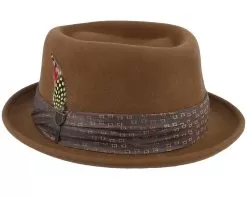 Stout Coffee/Coffee Check Pork Pie - Brixton 5 Stout Coffee/Coffee Check Pork Pie - Brixton -Fashion Hat Online 888588876589 2