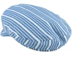 Fiddler Cap Denim Stripe Vega Cap - Brixton -Fashion Hat Online 888588876879 3