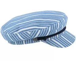Fiddler Cap Denim Stripe Vega Cap - Brixton -Fashion Hat Online 888588876879 4