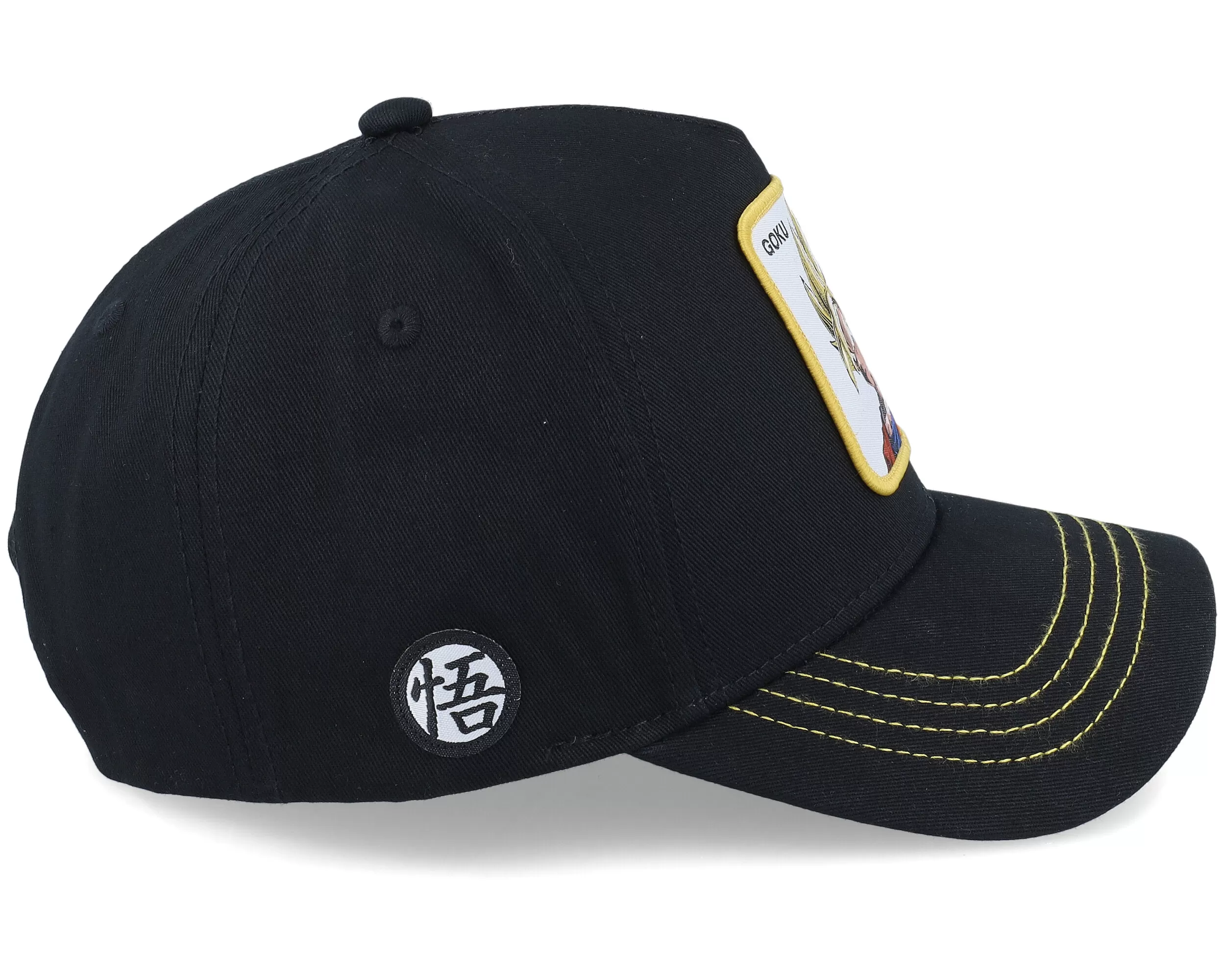 Dragon Ball Goku Super Saiyan Black/Black/Yellow Adjustable - Capslab 4 Dragon Ball Goku Super Saiyan Black/Black/Yellow Adjustable - Capslab - Image 4