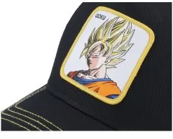 Dragon Ball Goku Super Saiyan Black/Black/Yellow Adjustable - Capslab 11 Dragon Ball Goku Super Saiyan Black/Black/Yellow Adjustable - Capslab -Fashion Hat Online HS1016904 6