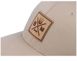 BM Cross Patch Khaki Flexfit - Bearded Man -Fashion Hat Online HS1018649 2 5