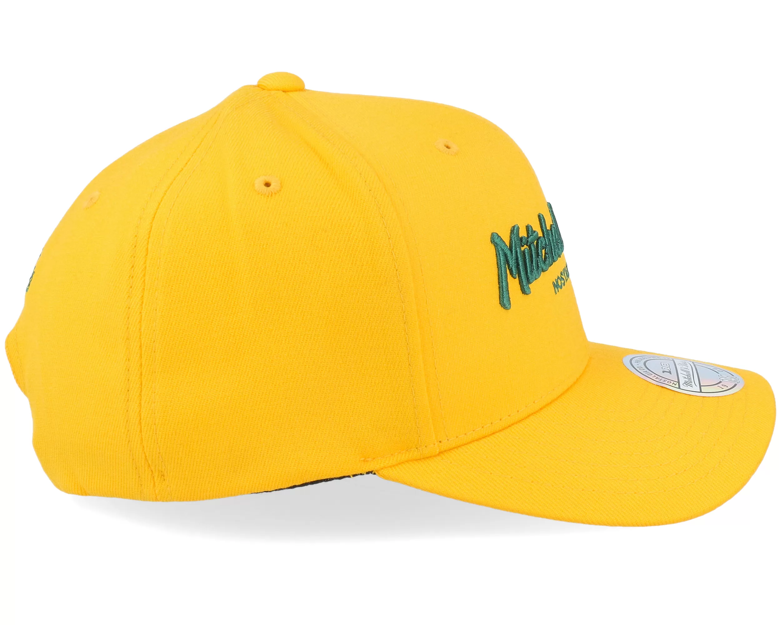 Hatstore Exclusive X Hatstore Exclusive Own Brand Pinscript Yellow/Green 110 Adjustable - Mitchell & Ness 4 Hatstore Exclusive X Hatstore Exclusive Own Brand Pinscript Yellow/Green 110 Adjustable - Mitchell & Ness - Image 4