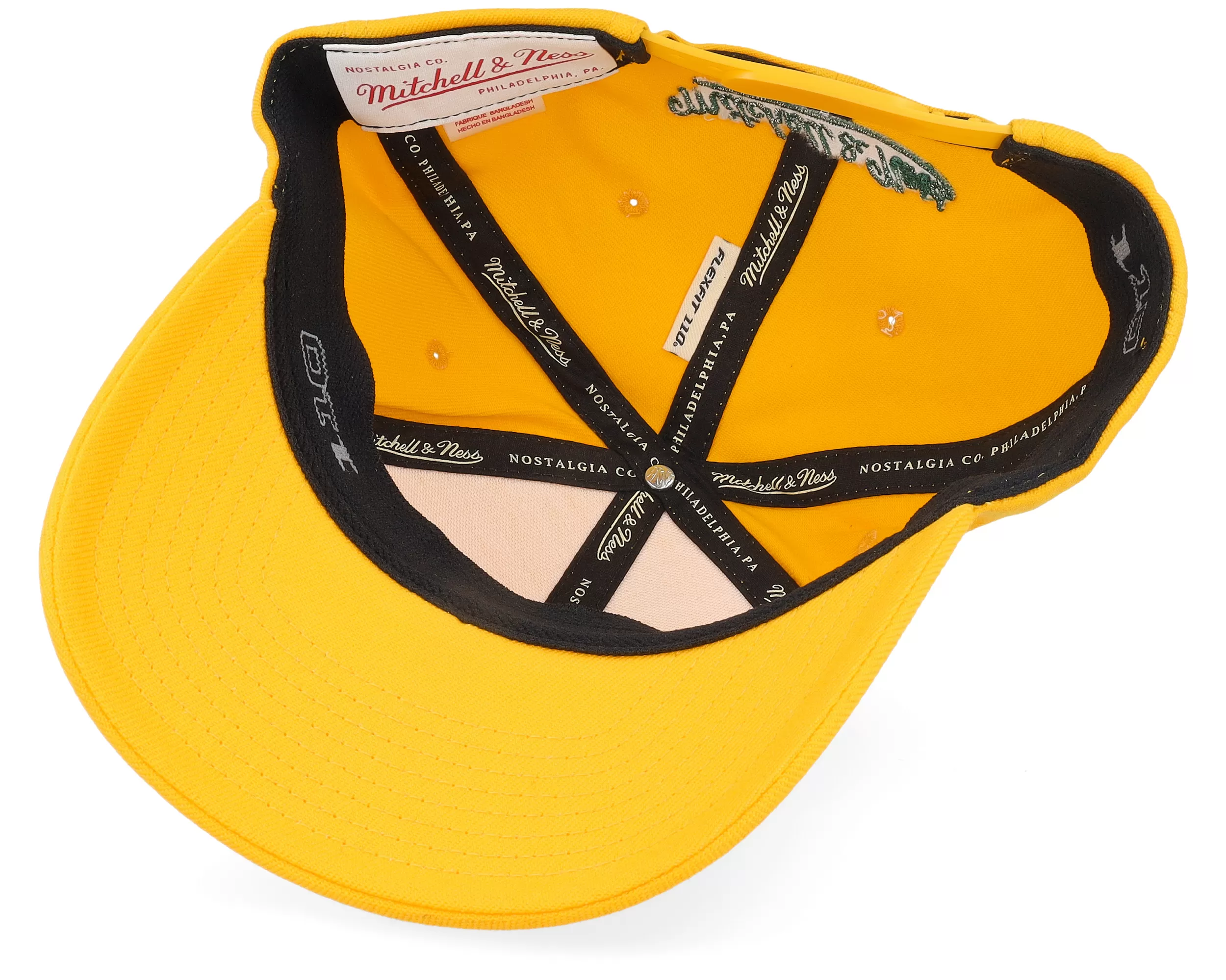 Hatstore Exclusive X Hatstore Exclusive Own Brand Pinscript Yellow/Green 110 Adjustable - Mitchell & Ness 5 Hatstore Exclusive X Hatstore Exclusive Own Brand Pinscript Yellow/Green 110 Adjustable - Mitchell & Ness - Image 5