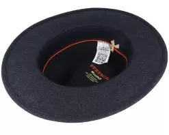 Traveller Woolfelt Mix Navy Fedora - Stetson -Fashion Hat Online HS2123440 1 4