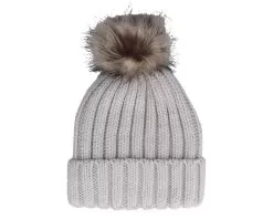Fur Chunky Beanie Oatmeal Pop - Beechfield