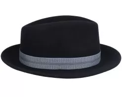 Maleo Wool Black Fedora - Mayser 6 Maleo Wool Black Fedora - Mayser -Fashion Hat Online HS2124777 2 3