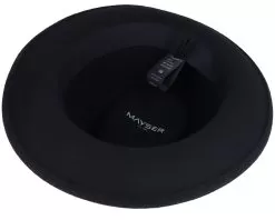 Maleo Wool Black Fedora - Mayser 7 Maleo Wool Black Fedora - Mayser -Fashion Hat Online HS2124777 2 4