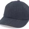 Herringbone Softfix Black Dad Cap - City Sport