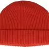 Fire Red Harbour Short Beanie - Beechfield